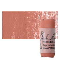 Richeson Soft Handrolled Pastel - Earth Red ER21, pastel and swatch