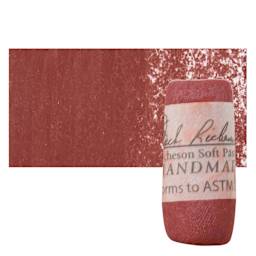 Richeson Soft Handrolled Pastel - Earth Red ER30, pastel and swatch