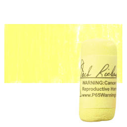 Richeson Soft Handrolled Pastel - Yellow Y4, pastel and swatch