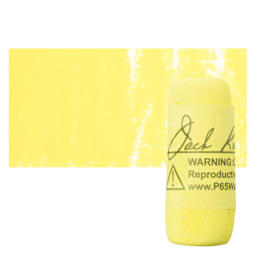 Richeson Soft Handrolled Pastel - Yellow Y6, pastel and swatch