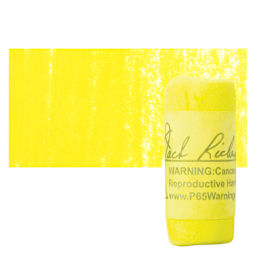 Richeson Soft Handrolled Pastel - Yellow Y8, pastel and swatch