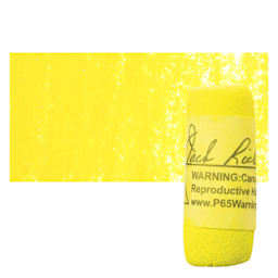 Richeson Soft Handrolled Pastel - Yellow Y10, pastel and swatch