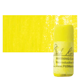 Richeson Soft Handrolled Pastel - Yellow Y11, pastel and swatch