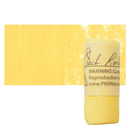 Richeson Soft Handrolled Pastel - Yellow Y15, pastel and swatch