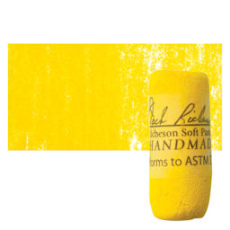 Richeson Soft Handrolled Pastel - Yellow Y19, pastel and swatch