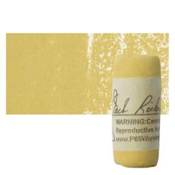 Richeson Soft Handrolled Pastel - Earth Yellow EY4, pastel and swatch
