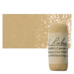 Richeson Soft Handrolled Pastel - Earth Yellow EY6, pastel and swatch