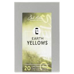Richeson Soft Handrolled Pastels - Earth Yellows, Set of 20 - front of packaging
