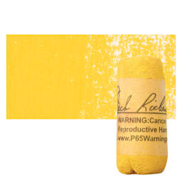 Richeson Soft Handrolled Pastel - Orange O1, pastel and swatch