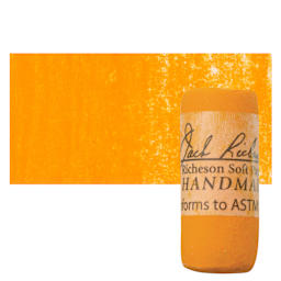 Richeson Soft Handrolled Pastel - Orange O5, pastel and swatch