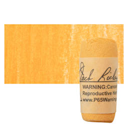 Richeson Soft Handrolled Pastel - Orange O7, pastel and swatch