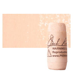 Richeson Soft Handrolled Pastel - Orange O12, pastel and swatch