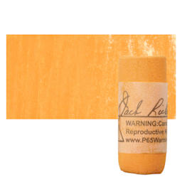 Richeson Soft Handrolled Pastel - Orange O17, pastel and swatch