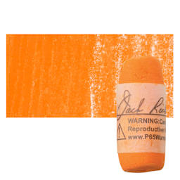 Richeson Soft Handrolled Pastel - Orange O19, pastel and swatch