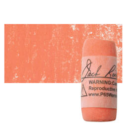 Richeson Soft Handrolled Pastel - Orange O26, pastel and swatch