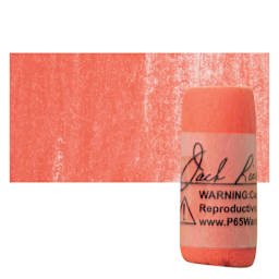 Richeson Soft Handrolled Pastel - Orange O28, pastel and swatch