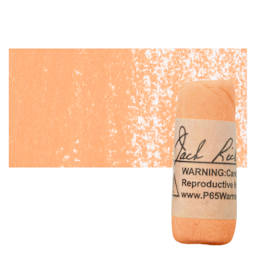 Richeson Soft Handrolled Pastel - Earth Orange EO3, pastel and swatch