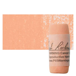Richeson Soft Handrolled Pastel - Earth Orange EO5, pastel and swatch