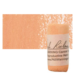 Richeson Soft Handrolled Pastel - Earth Orange EO6, pastel and swatch