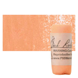 Richeson Soft Handrolled Pastel - Earth Orange EO7, pastel and swatch