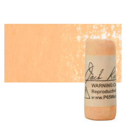 Richeson Soft Handrolled Pastel - Earth Orange EO10, pastel and swatch