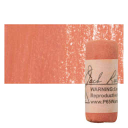 Richeson Soft Handrolled Pastel - Earth Orange EO15, pastel and swatch