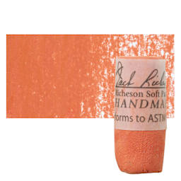 Richeson Soft Handrolled Pastel - Earth Orange EO20, pastel and swatch