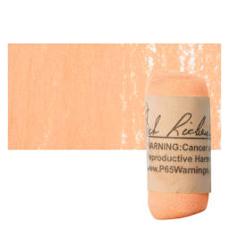 Richeson Soft Handrolled Pastel - Earth Orange EO22, pastel and swatch