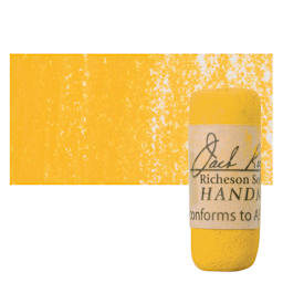 Richeson Soft Handrolled Pastel - Earth Orange EO27, pastel and swatch