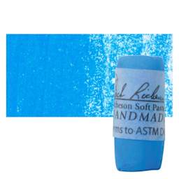 Richeson Soft Handrolled Pastel - Blue B6, pastel and swatch