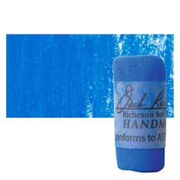 Richeson Soft Handrolled Pastel - Blue B8, pastel and swatch