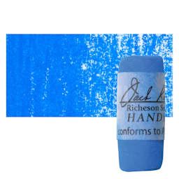 Richeson Soft Handrolled Pastel - Blue B9, pastel and swatch