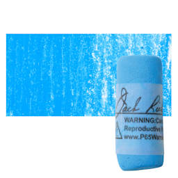 Richeson Soft Handrolled Pastel - Blue B15, pastel and swatch