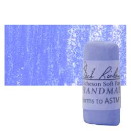 Richeson Soft Handrolled Pastel - Blue B28, pastel and swatch