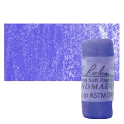 Richeson Soft Handrolled Pastel - Blue B33, pastel and swatch