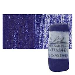 Richeson Soft Handrolled Pastel - Blue B37, pastel and swatch