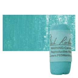 Richeson Soft Handrolled Pastel - Turquoise Blue TB2, pastel and swatch