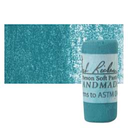 Richeson Soft Handrolled Pastel - Turquoise Blue TB9, pastel and swatch