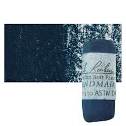 Richeson Soft Handrolled Pastel - Turquoise Blue TB13, pastel and swatch