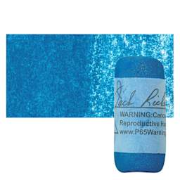 Richeson Soft Handrolled Pastel - Turquoise Blue TB21, pastel and swatch