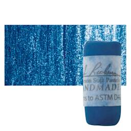 Richeson Soft Handrolled Pastel - Turquoise Blue TB26, pastel and swatch