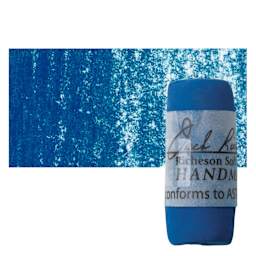 Richeson Soft Handrolled Pastel - Turquoise Blue TB27, pastel and swatch