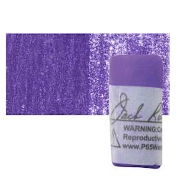 Richeson Soft Handrolled Pastel - Violet V14, pastel and swatch