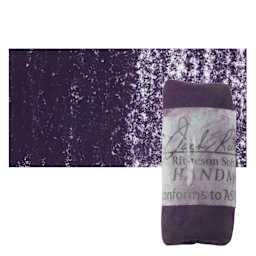 Richeson Soft Handrolled Pastel - Violet V19, pastel and swatch