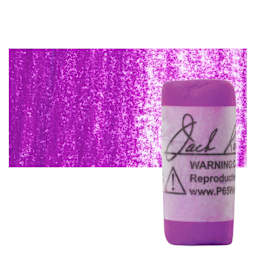 Richeson Soft Handrolled Pastel - Violet V21, pastel and swatch