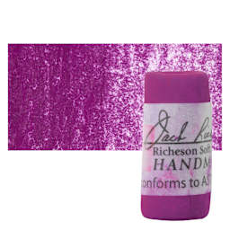 Richeson Soft Handrolled Pastel - Violet V22, pastel and swatch