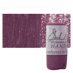 Richeson Soft Handrolled Pastel - Violet V26, pastel and swatch