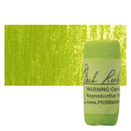 Richeson Soft Handrolled Pastel - Green G3, pastel and swatch