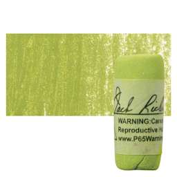 Richeson Soft Handrolled Pastel - Green G4, pastel and swatch