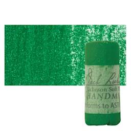 Richeson Soft Handrolled Pastel - Green G20, pastel and swatch